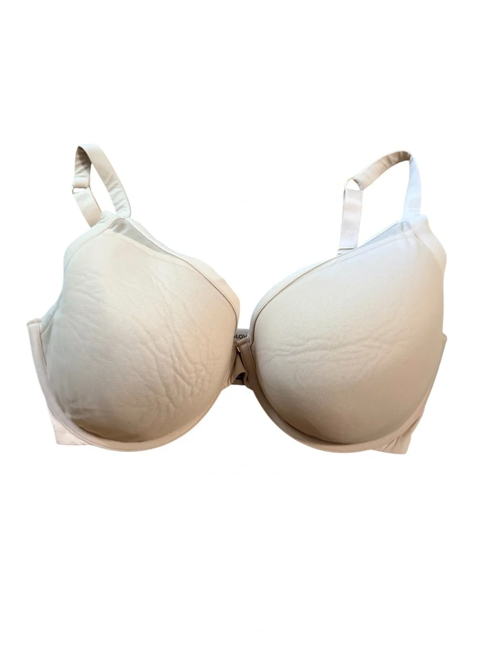 ThirdLove 24/7 Classic Contour Plunge Bra‎ 36G Nude Beige Underwire T-Shirt